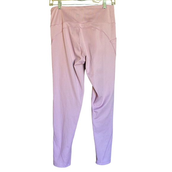 Freely Brand Women's Rose Pink Pocket Second Skin Workout Leggings Size Large - Picture 5 of 6